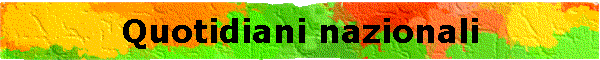 Quotidiani nazionali