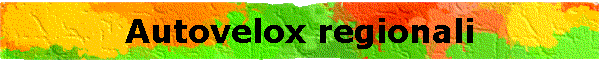 Autovelox regionali