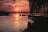 Tramonto nello stagno