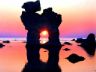 Tramonto sul mare