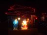 babbo natale illuminato