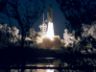Space shuttle in decollo