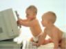 Foto bambini con computer