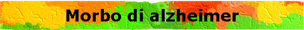 Morbo di alzheimer