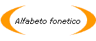 Alfabeto fonetico