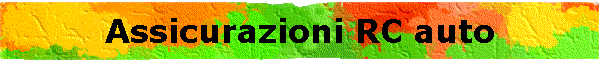 Assicurazioni RC auto